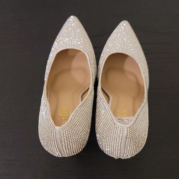 BRAND NEW CHASE +CHLOE LALA  HIGH HEEL RHINESTONE JEWEL PUMP R3 - Picture 6 of 13